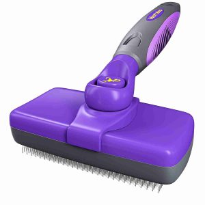 How to Use A Slicker Brush on A Cat 3 Hertzko Self-Cleaning Slicker Brush
