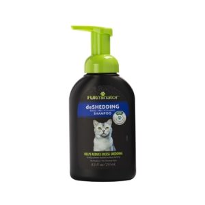Top 7 Anti-Shedding Cat Shampoos 9 FURminator deShedding Rinse Free Foaming Cat Shampoo