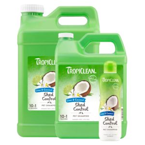 Pets Leaf 7 TropiClean Lime & Coconut Deshedding Dog & Cat Shampoo